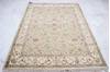 Jaipur Beige Hand Knotted 54 X 72  Area Rug 905-112306 Thumb 1