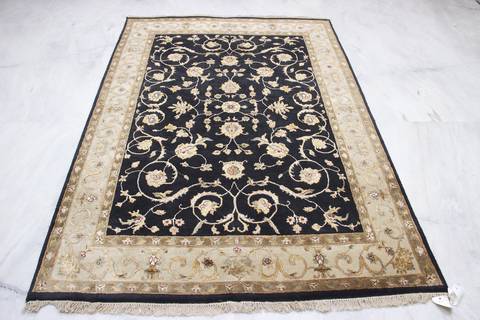 Jaipur Black Hand Knotted 411 X 71 Area Rug 905-112307 Image 1
