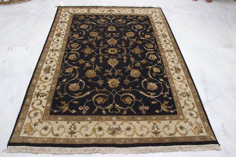 Jaipur Black Hand Knotted 411 X 71 Area Rug 905-112307 Image 2