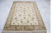Jaipur White Hand Knotted 50 X 72  Area Rug 905-112309 Thumb 1