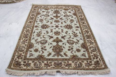Jaipur Blue Hand Knotted 51 X 72 Area Rug 905-112313 Image 2