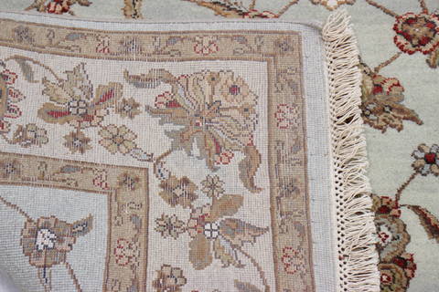 Jaipur Blue Hand Knotted 51 X 72 Area Rug 905-112313 Image 3