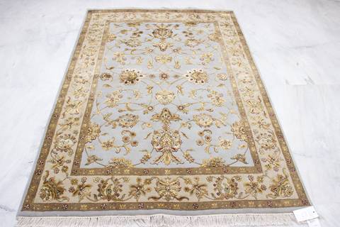 Jaipur Blue Hand Knotted 410 X 72 Area Rug 905-112315 Image 1