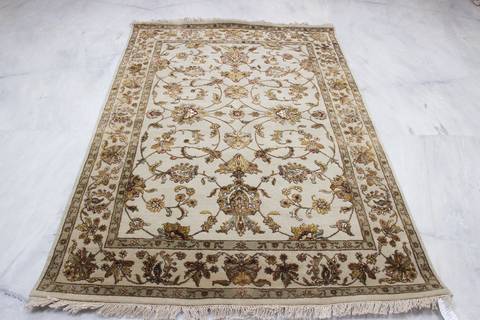 Jaipur Beige Hand Knotted 411 X 72 Area Rug 905-112318 Image 1
