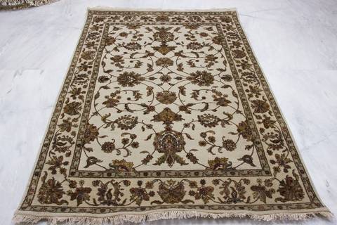 Jaipur Beige Hand Knotted 411 X 72 Area Rug 905-112318 Image 2