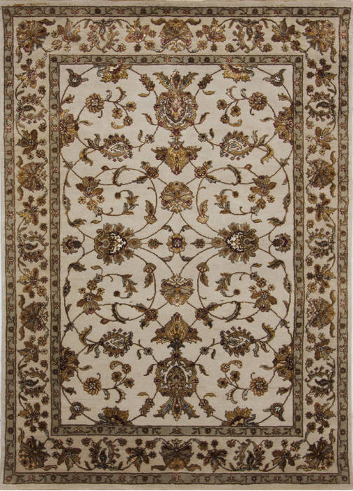 Jaipur Beige Hand Knotted 411 X 72 Area Rug 905-112318 Image 0