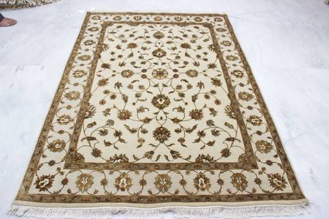 Jaipur Beige Hand Knotted 411 X 73 Area Rug 905-112322 Image 2