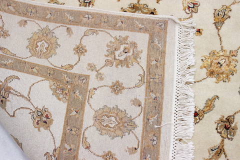 Jaipur Beige Hand Knotted 411 X 73 Area Rug 905-112322 Image 3