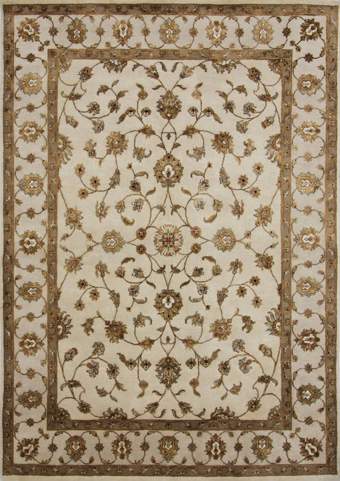 Jaipur Beige Hand Knotted 411 X 73 Area Rug 905-112322 Image 0