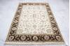 Jaipur White Hand Knotted 51 X 72  Area Rug 905-112324 Thumb 1