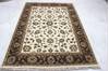 Jaipur White Hand Knotted 51 X 72  Area Rug 905-112324 Thumb 2