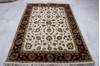 Jaipur White Hand Knotted 51 X 73  Area Rug 905-112325 Thumb 2