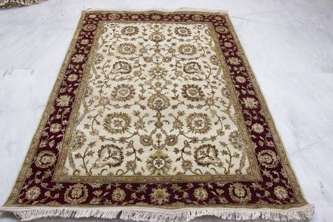 Jaipur Beige Hand Knotted 410 X 73 Area Rug 905-112327 Image 2