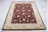 Jaipur Red Hand Knotted 52 X 71  Area Rug 905-112330 Thumb 1
