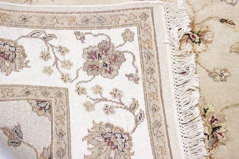 Jaipur Beige Hand Knotted 50 X 70 Area Rug 905-112331 Image 3