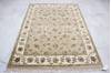 Jaipur Beige Hand Knotted 50 X 70  Area Rug 905-112331 Thumb 1
