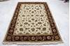 Jaipur White Hand Knotted 411 X 72  Area Rug 905-112332 Thumb 2