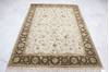 Jaipur White Hand Knotted 51 X 70  Area Rug 905-112333 Thumb 1