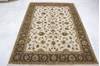 Jaipur White Hand Knotted 51 X 70  Area Rug 905-112333 Thumb 2
