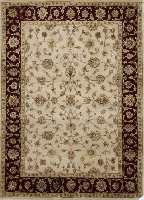 Jaipur White Hand Knotted 50 X 72 Area Rug 905-112334 Image 0