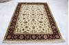 Jaipur White Hand Knotted 50 X 72  Area Rug 905-112334 Thumb 2
