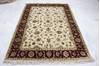 Jaipur White Hand Knotted 50 X 72 Area Rug 905-112334 Thumb 2