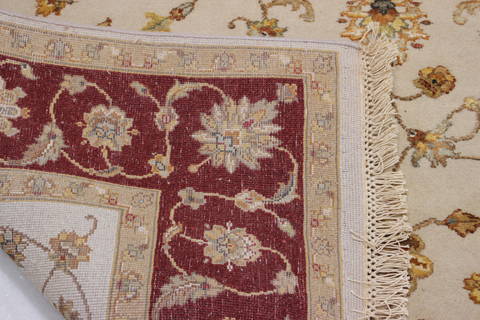 Jaipur White Hand Knotted 51 X 72 Area Rug 905-112335 Image 3