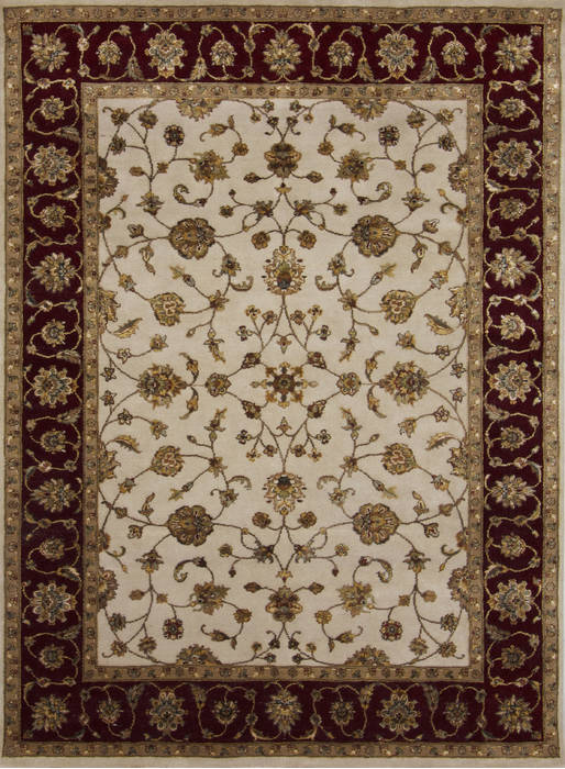 Jaipur White Hand Knotted 51 X 72 Area Rug 905-112335 Image 0