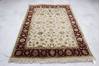 Jaipur White Hand Knotted 51 X 72  Area Rug 905-112335 Thumb 1