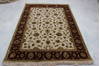 Jaipur White Hand Knotted 51 X 72  Area Rug 905-112335 Thumb 2