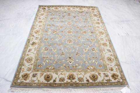 Jaipur Blue Hand Knotted 411 X 72 Area Rug 905-112336 Image 1