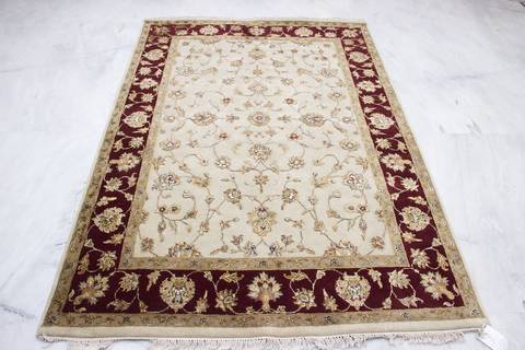 Jaipur White Hand Knotted 411 X 72 Area Rug 905-112338 Image 1