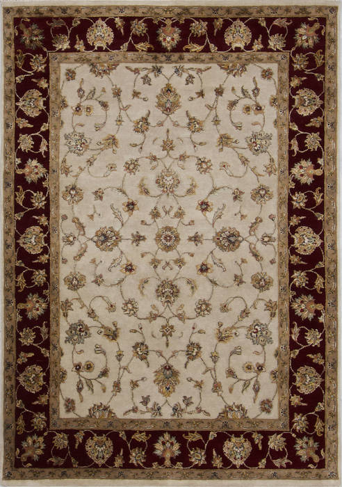 Jaipur White Hand Knotted 411 X 72 Area Rug 905-112338 Image 0