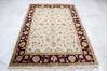 Jaipur White Hand Knotted 411 X 72  Area Rug 905-112338 Thumb 1