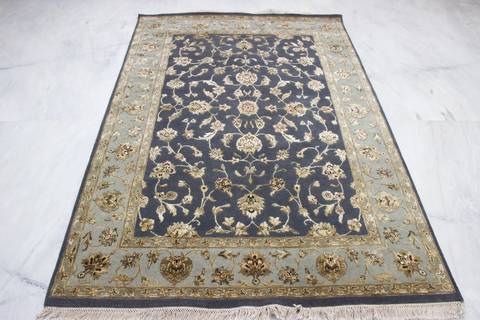 Jaipur Blue Hand Knotted 411 X 73 Area Rug 905-112339 Image 1