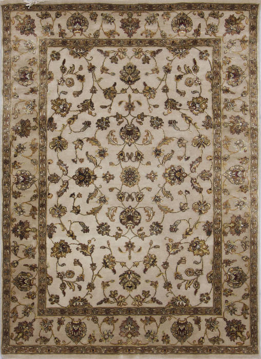 Jaipur White Hand Knotted 50 X 71 Area Rug 905-112340 Image 0