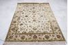 Jaipur White Hand Knotted 50 X 71  Area Rug 905-112340 Thumb 1