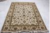 Jaipur White Hand Knotted 50 X 71  Area Rug 905-112340 Thumb 2