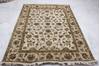 Jaipur White Hand Knotted 50 X 71 Area Rug 905-112340 Thumb 2