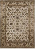 Jaipur White Hand Knotted 50 X 71  Area Rug 905-112340 Thumb 0