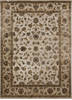 Jaipur White Hand Knotted 50 X 71 Area Rug 905-112340 Thumb 0
