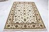 Jaipur White Hand Knotted 50 X 71 Area Rug 905-112341 Thumb 2