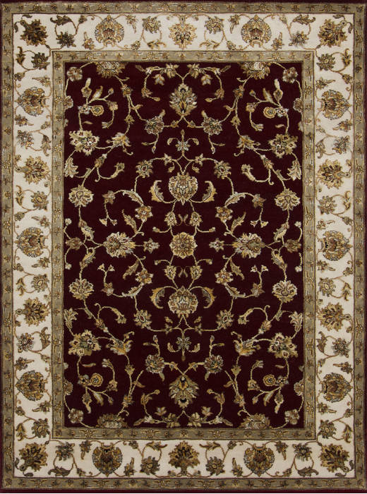 Jaipur Red Hand Knotted 51 X 72 Area Rug 905-112342 Image 0