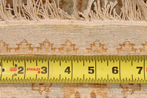 Ziegler Beige Runner Hand Knotted 26 X 96 Area Rug 254-112345 Image 2