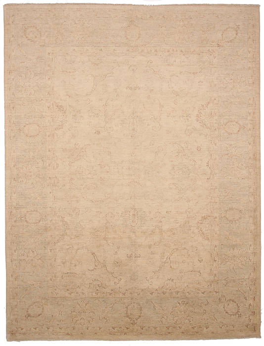 Ziegler Beige Hand Knotted 90 X 119 Area Rug 254-112347 Image 0