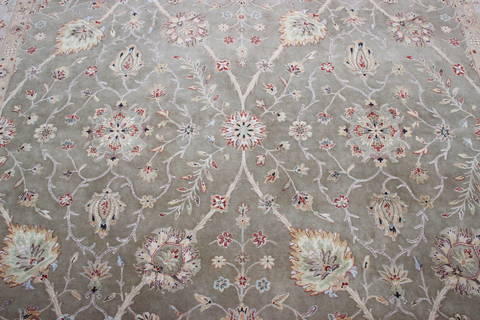 Jaipur Green Hand Knotted 90 X 123 Area Rug 905-112350 Image 4