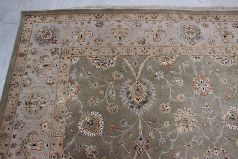Jaipur Green Hand Knotted 90 X 123 Area Rug 905-112350 Image 5