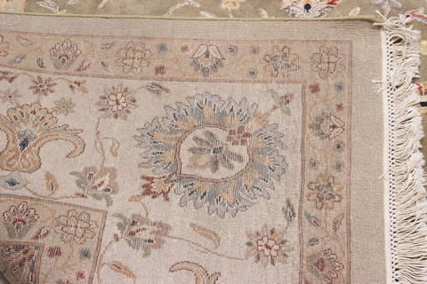 Jaipur Green Hand Knotted 90 X 123 Area Rug 905-112350 Image 8