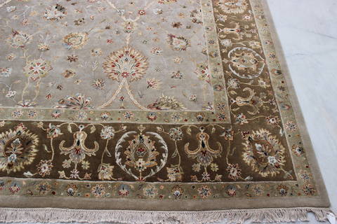 Jaipur Beige Hand Knotted 92 X 122 Area Rug 905-112353 Image 2