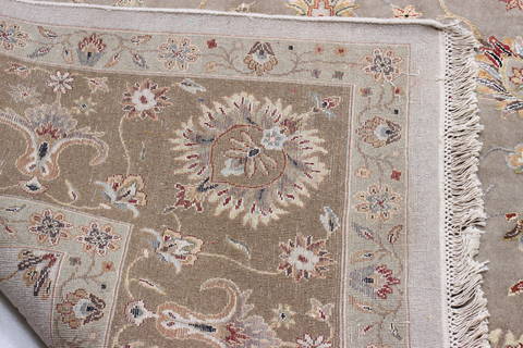 Jaipur Beige Hand Knotted 92 X 122 Area Rug 905-112353 Image 7